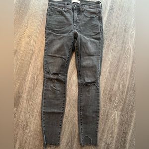 Madewell 9in high rise skinny